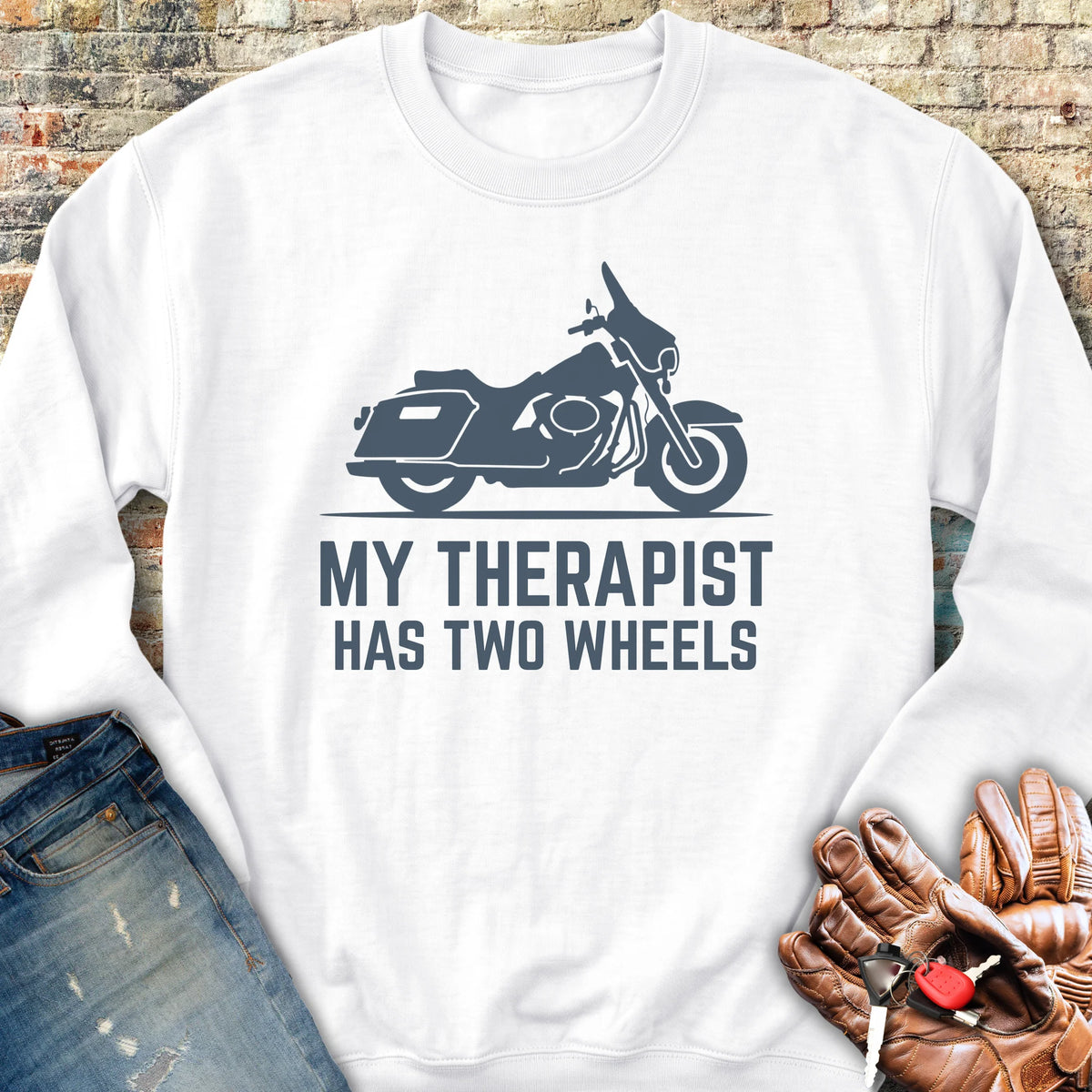 Glide Therapy Sweatshirt - White