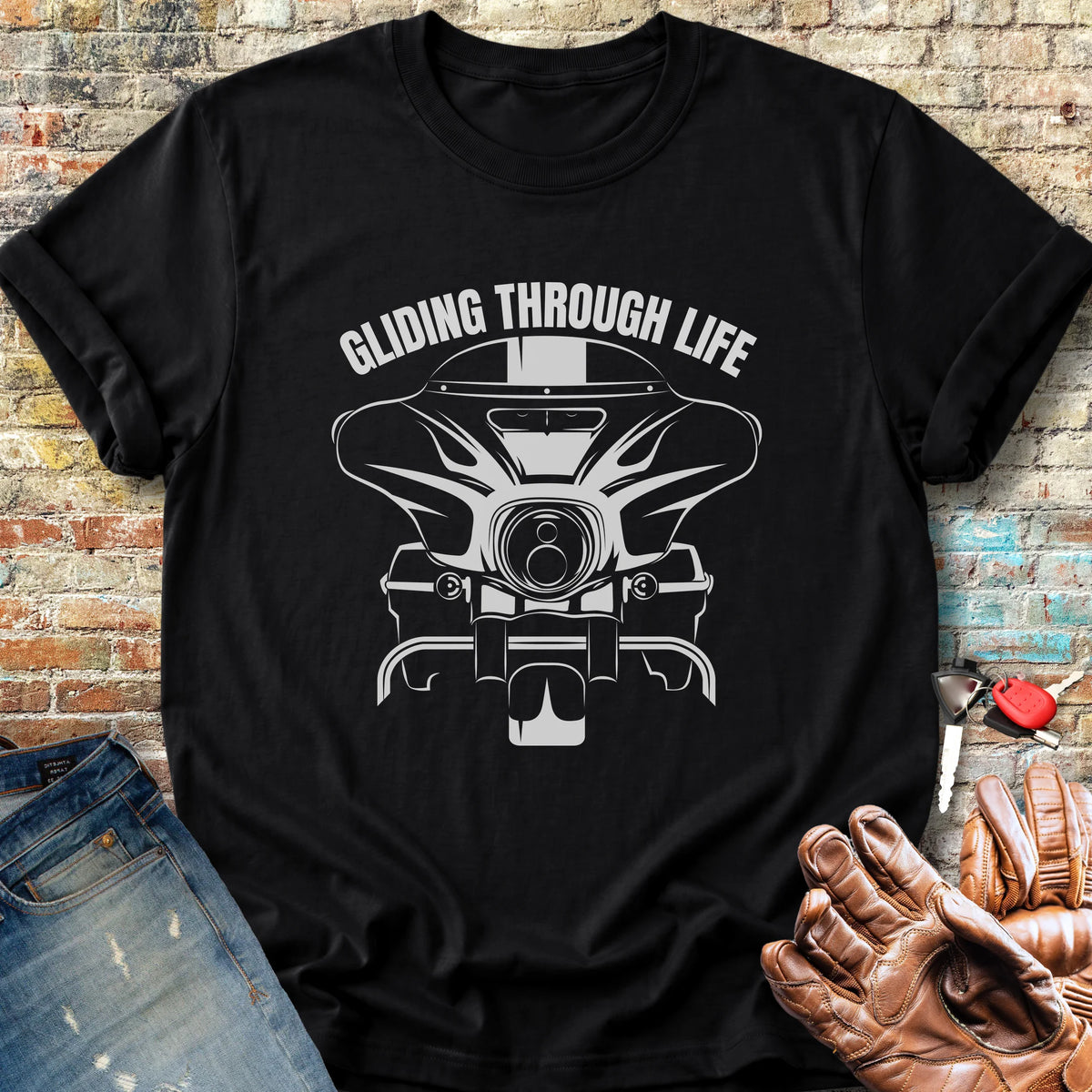Gliding Through Life Classic T-Shirt - Black
