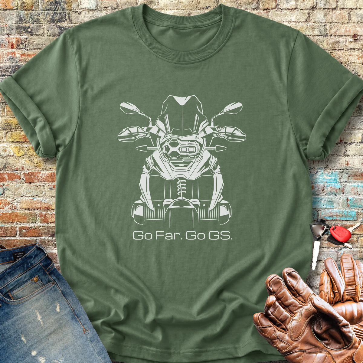 Go Far Classic T-Shirt - Military Green