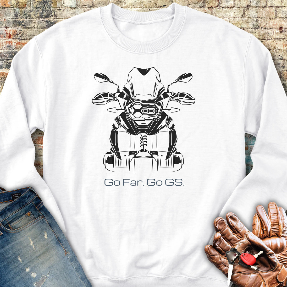 Go Far Sweatshirt - White