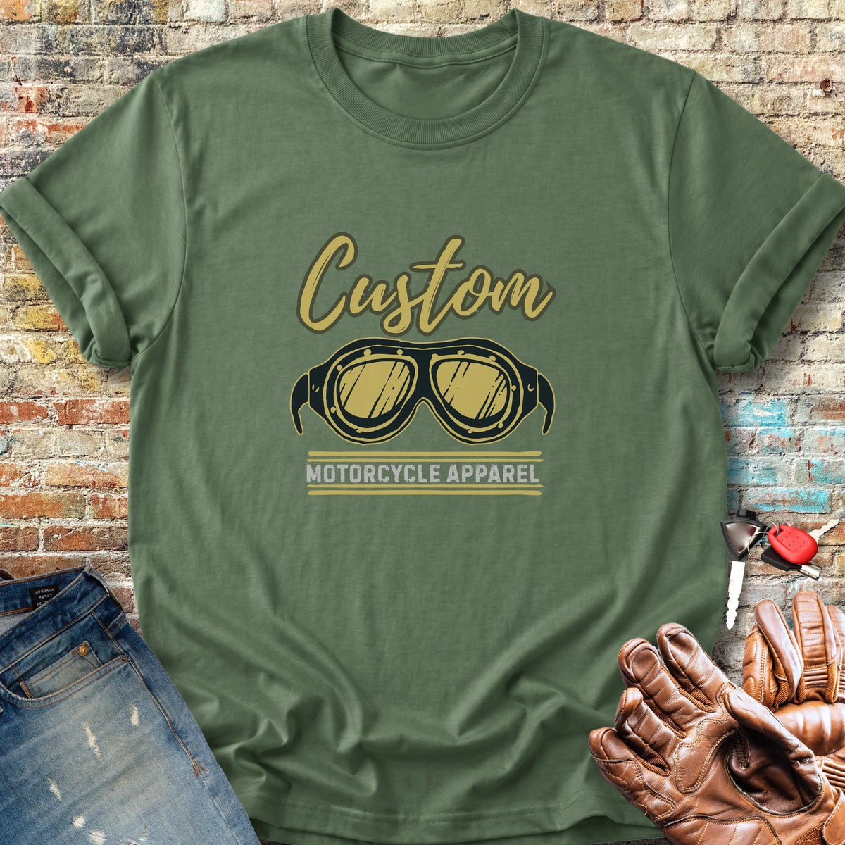 Goggles Classic T-Shirt - Military Green