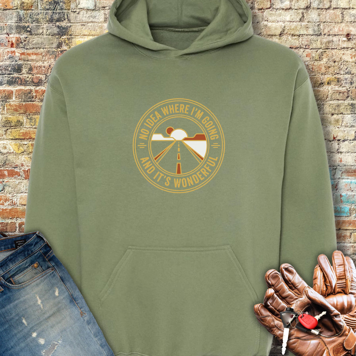 Going Hoodie - Military Green