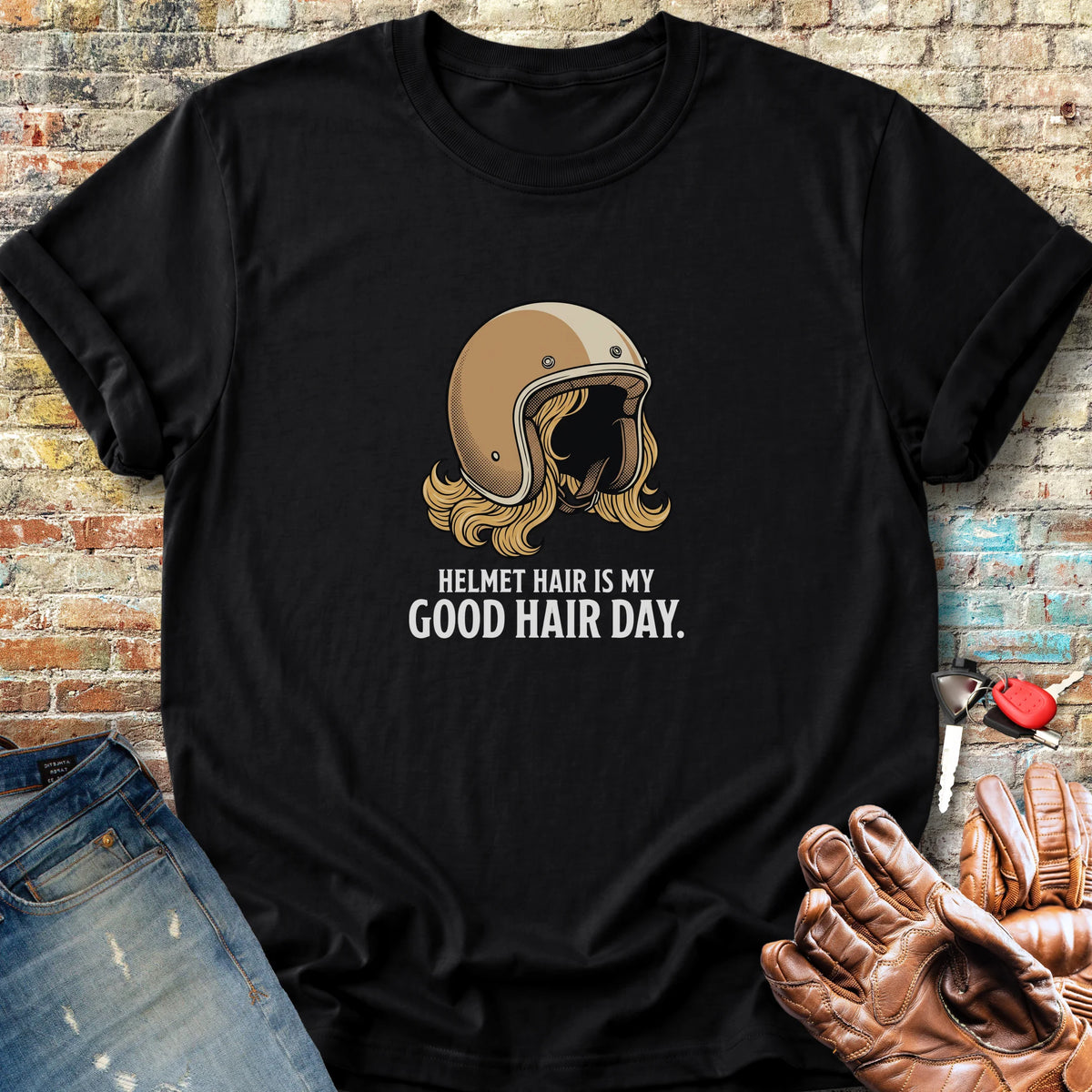 Good Hair Day Classic T-Shirt - Black