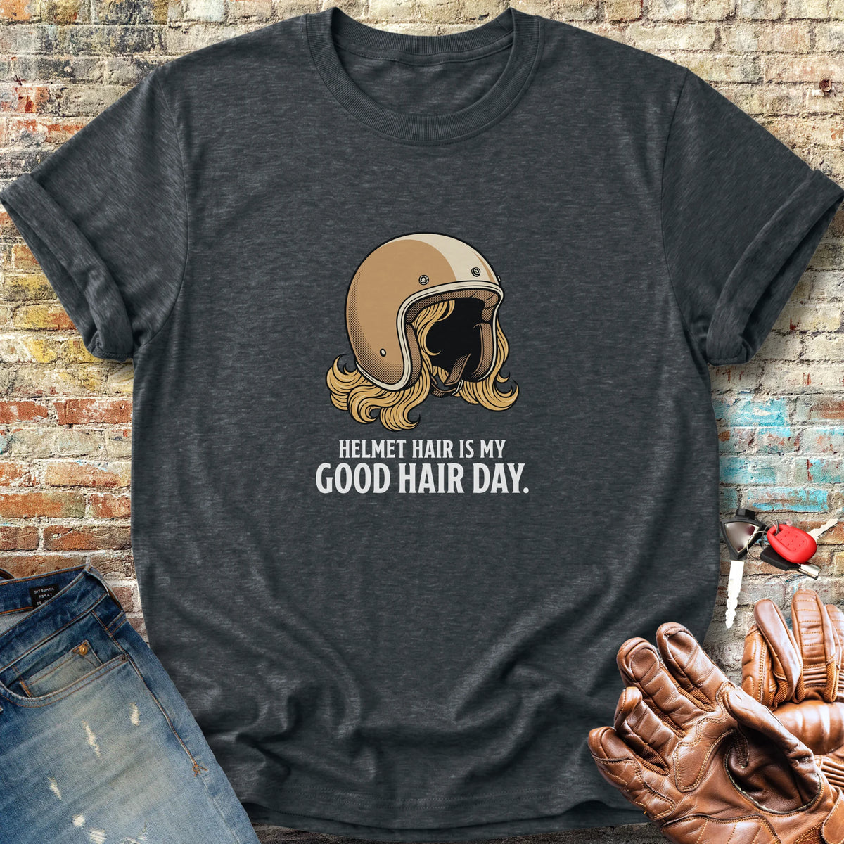 Good Hair Day Classic T-Shirt - Dark Heather