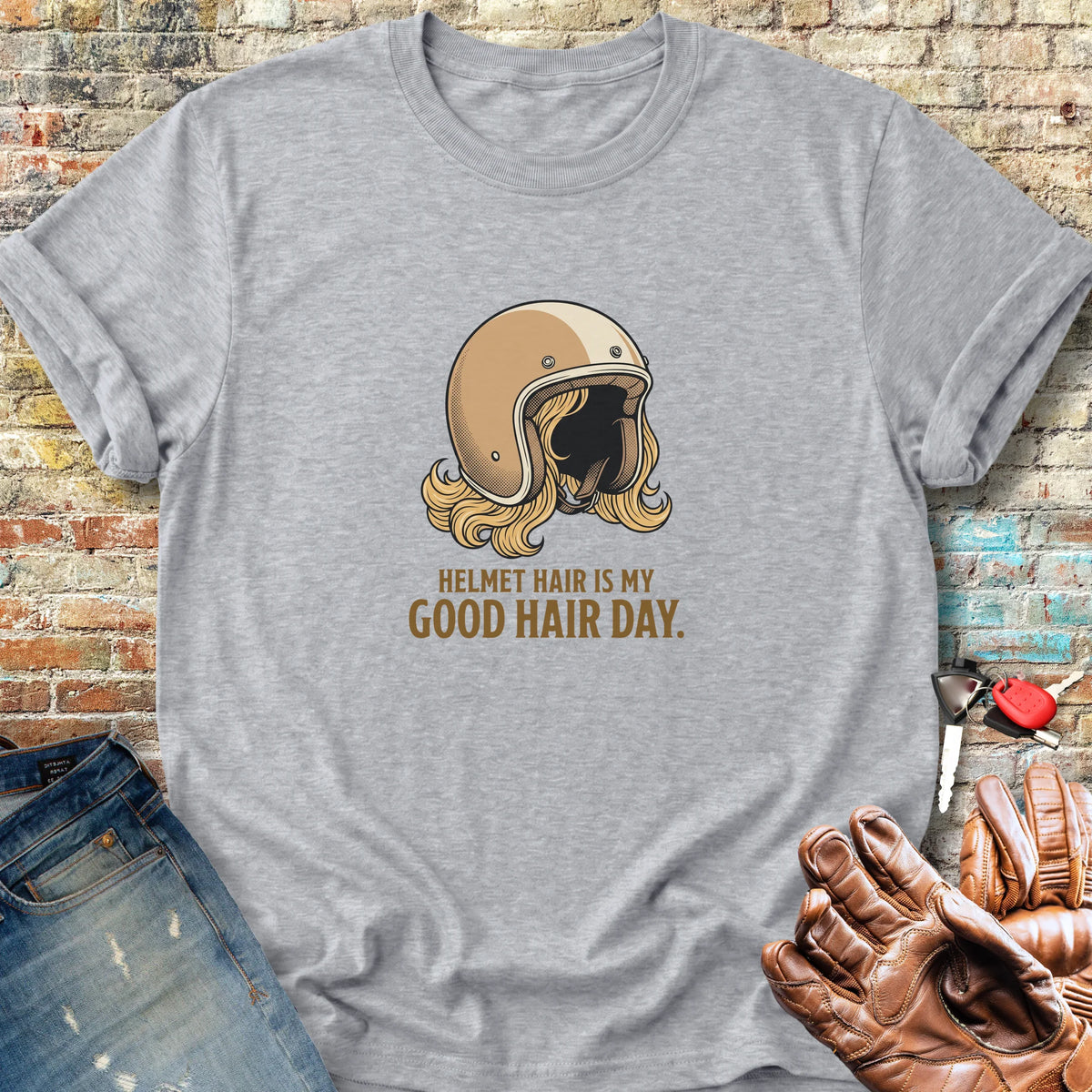 Good Hair Day Classic T-Shirt - Sport Grey