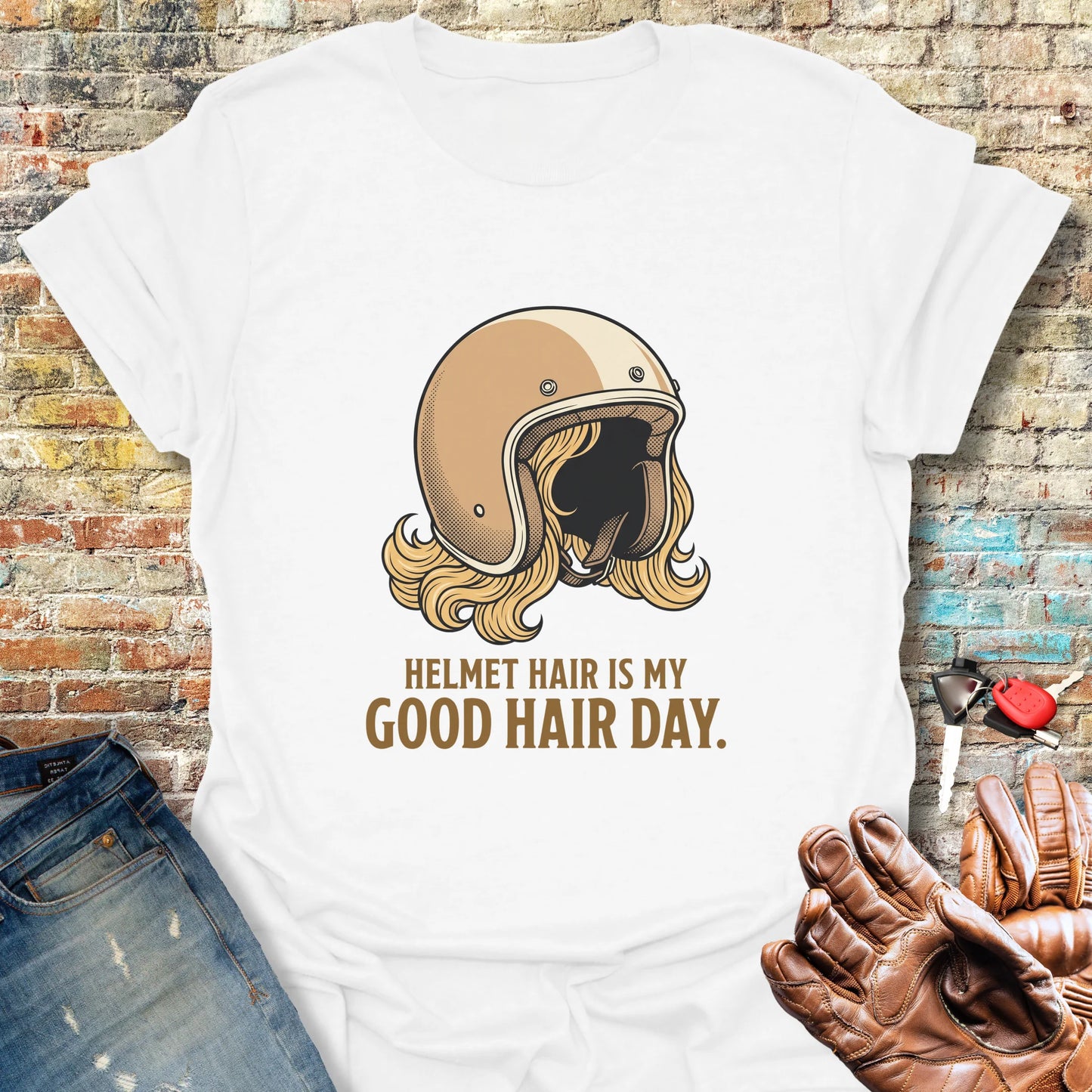 Good Hair Day T-Shirt - White