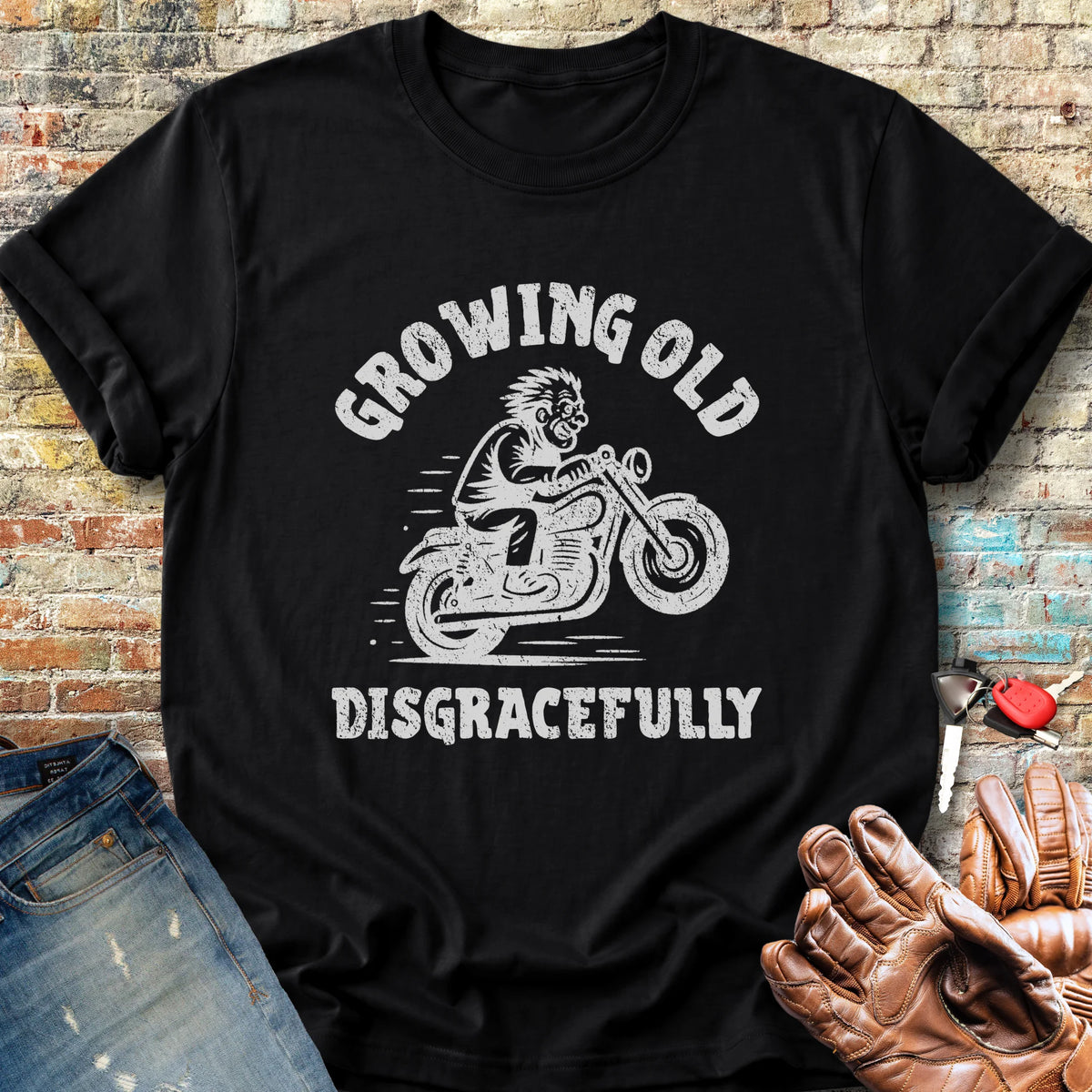 Growing Old Classic T-Shirt - Black
