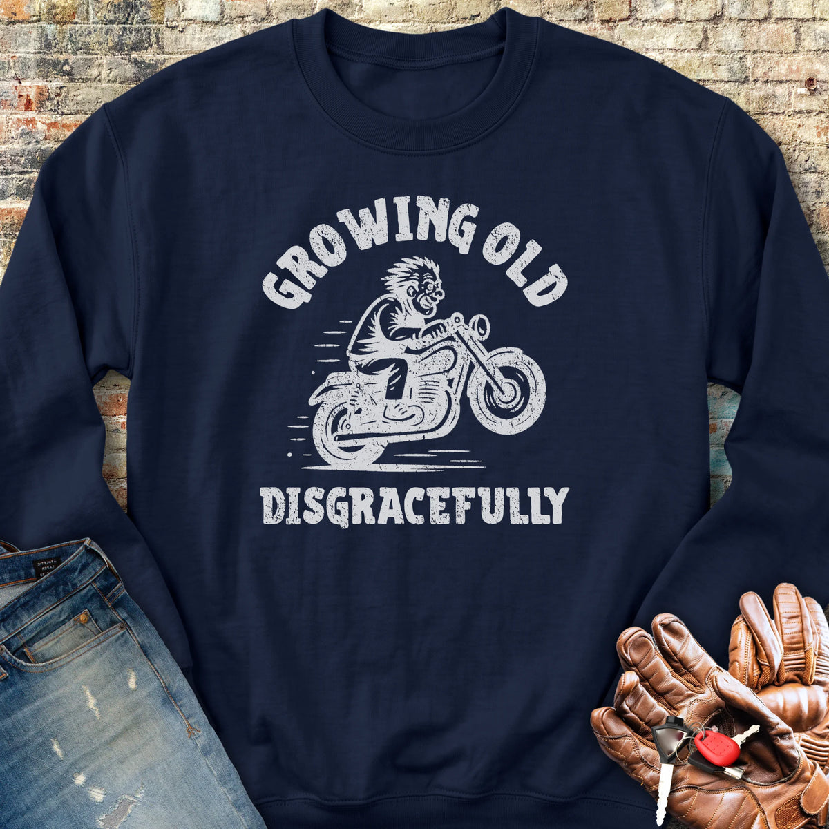 Growing Old Sweatshirt - Navy
