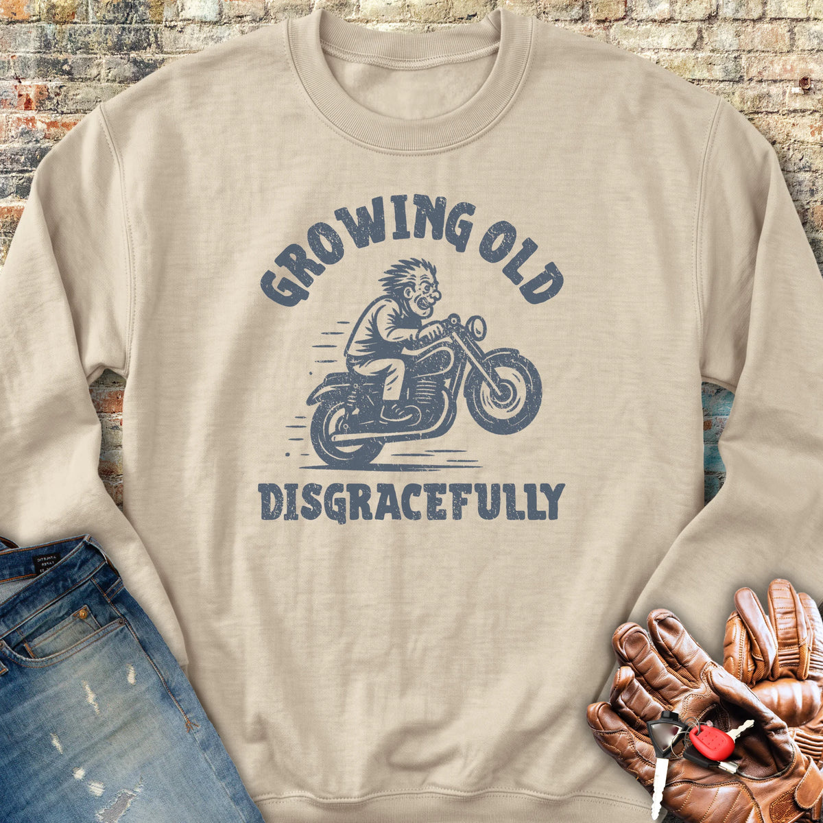Growing Old Sweatshirt - Sand