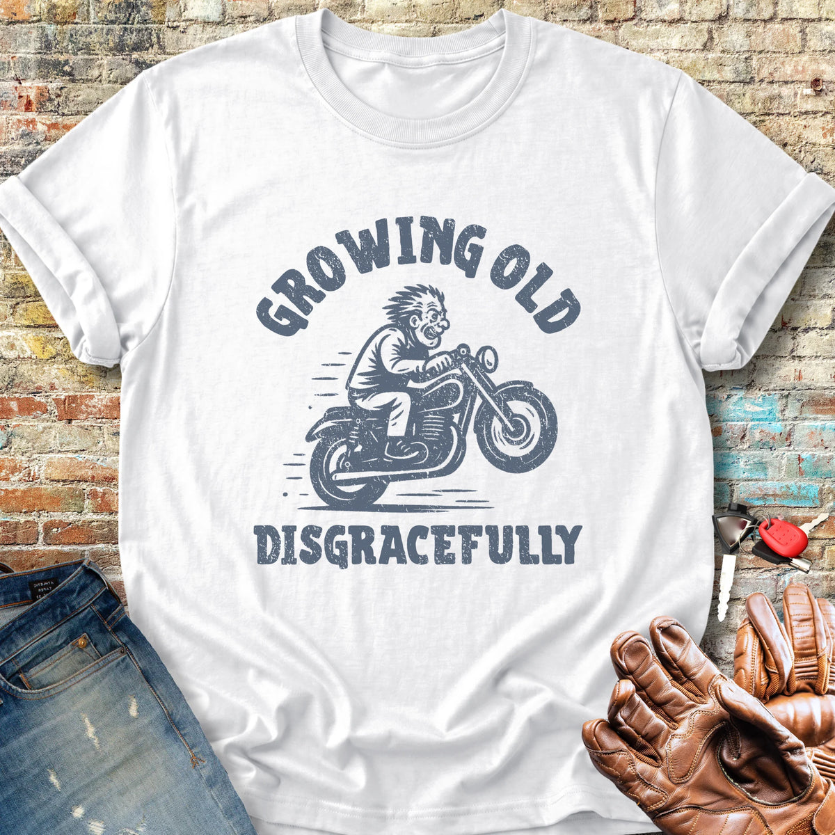 Growing Old Classic T-Shirt - White