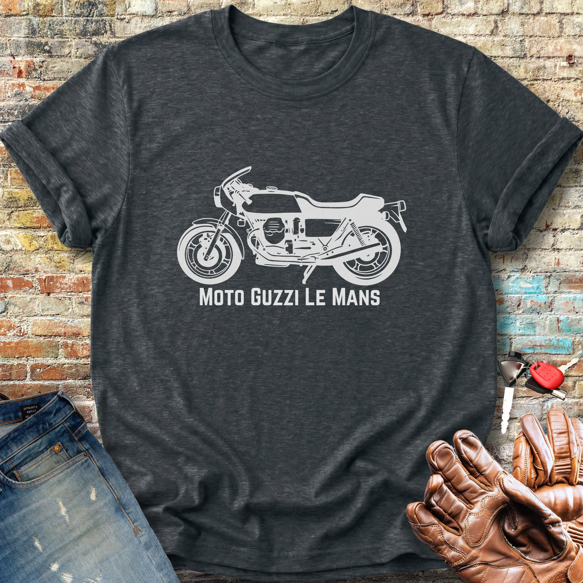 Guzzi Classic T-Shirt - Dark Heather