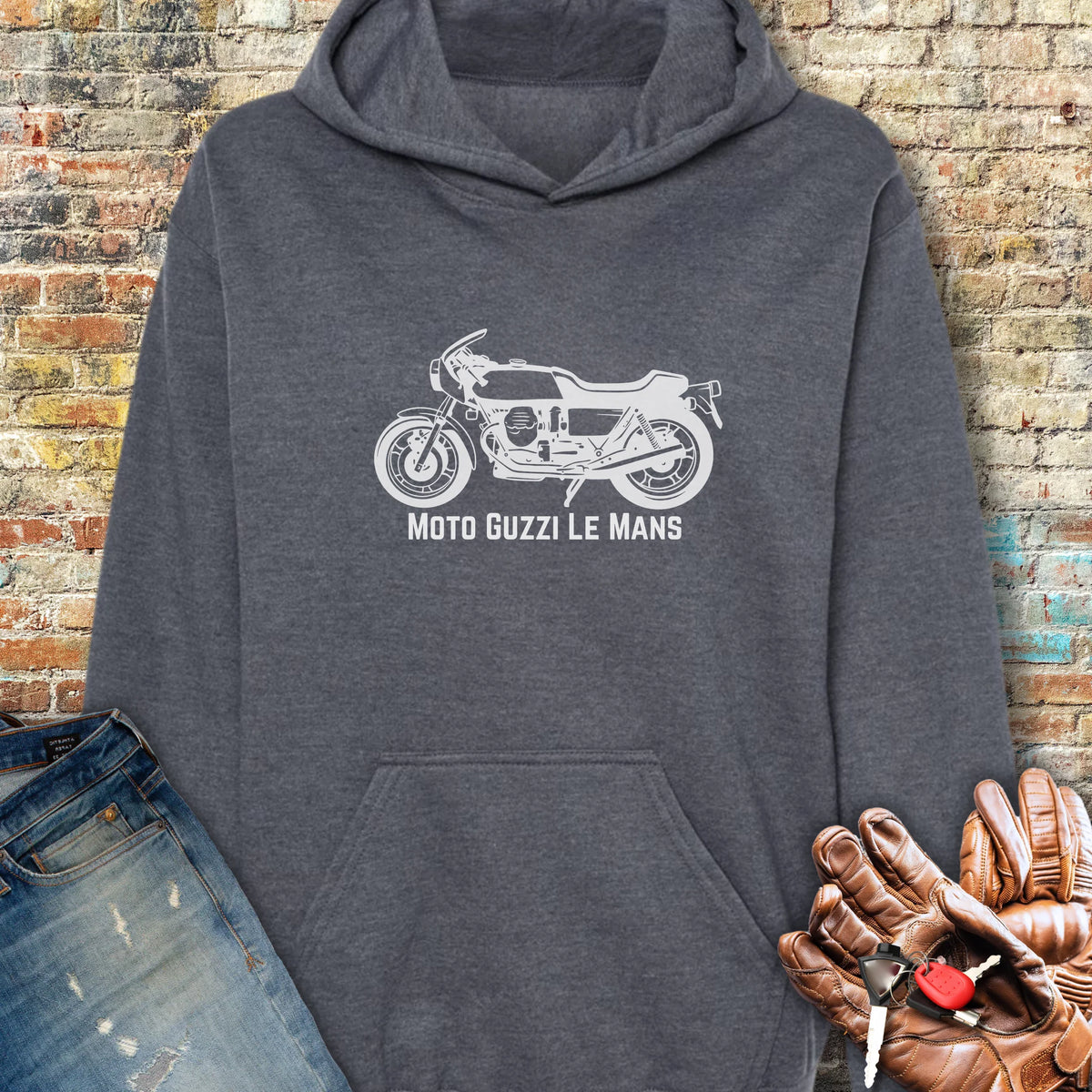 Guzzi Hoodie - Dark Heather