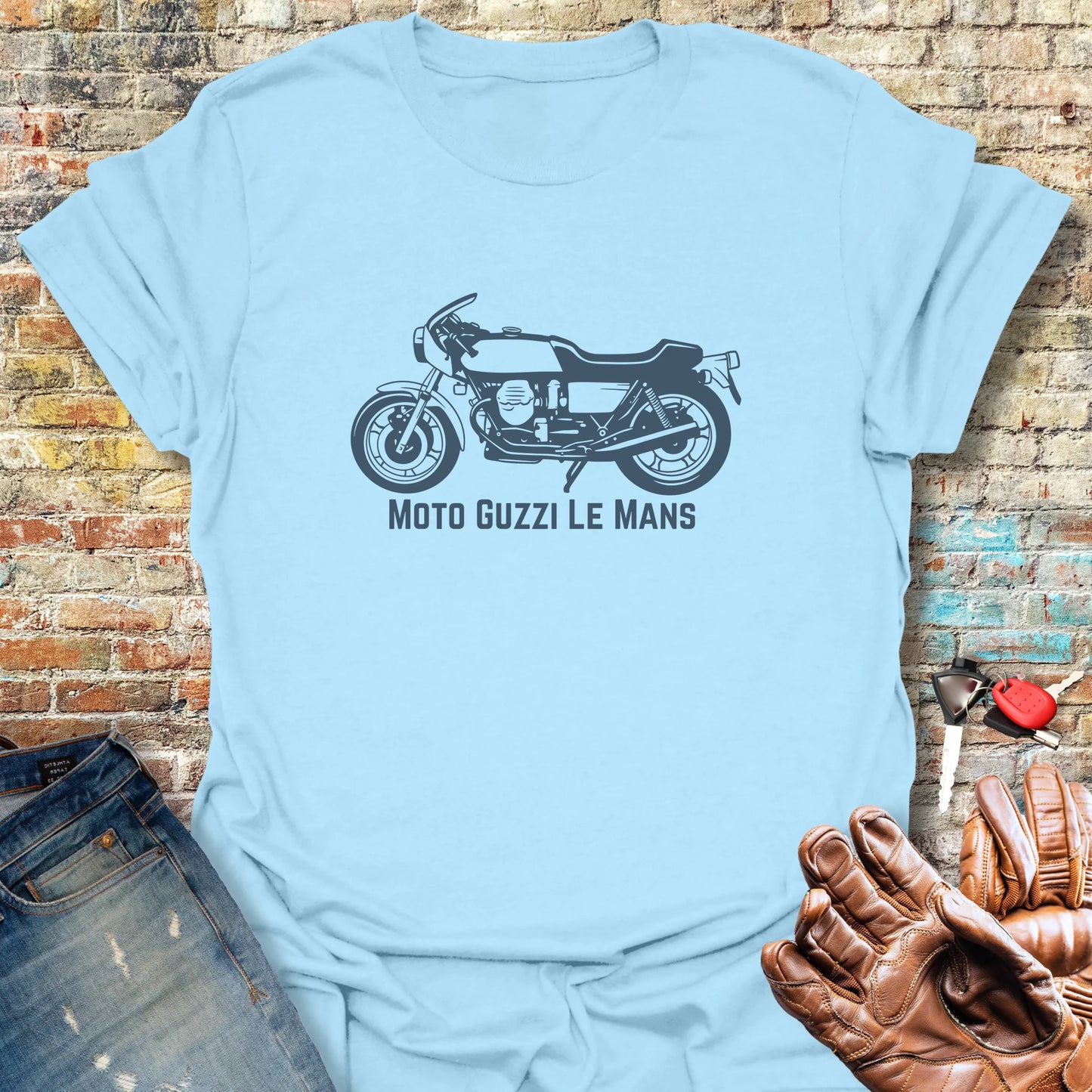 Guzzi T-Shirt - Light Blue