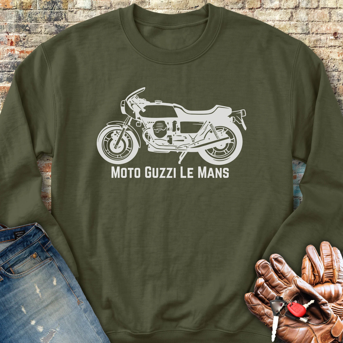 Guzzi Sweatshirt - Military Green
