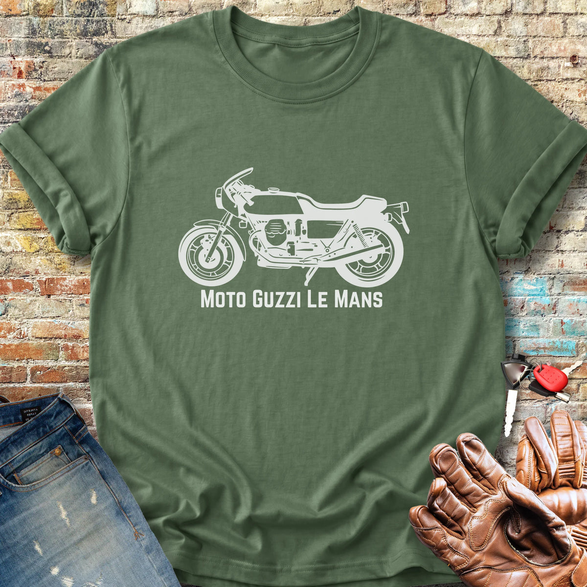 Guzzi Classic T-Shirt - Military Green