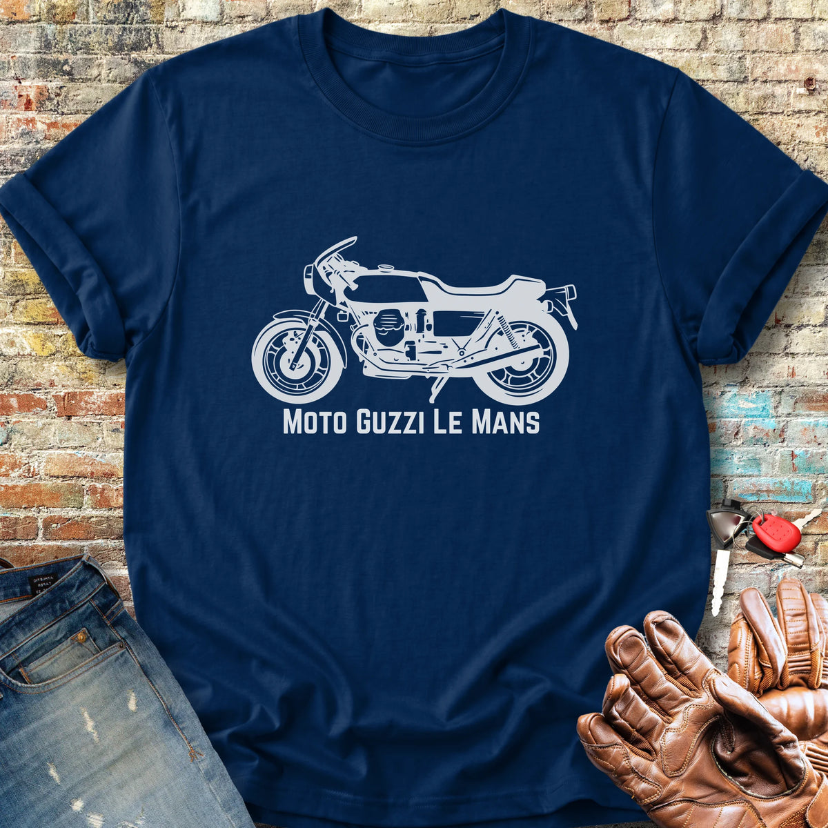Guzzi Classic T-Shirt - Navy
