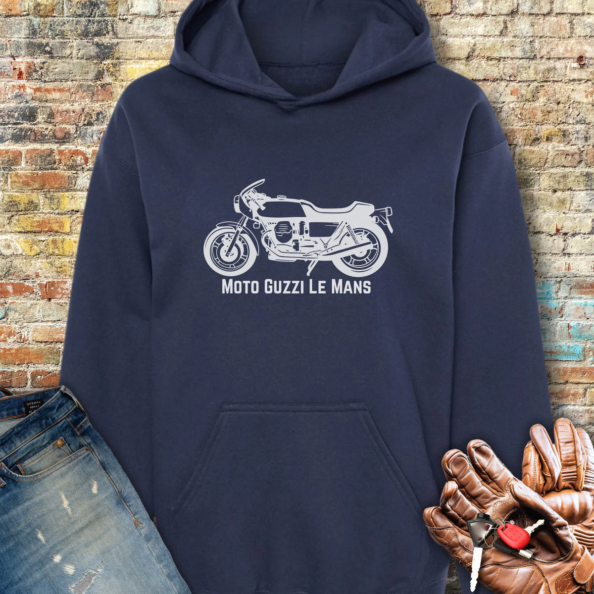 Guzzi Hoodie - Navy