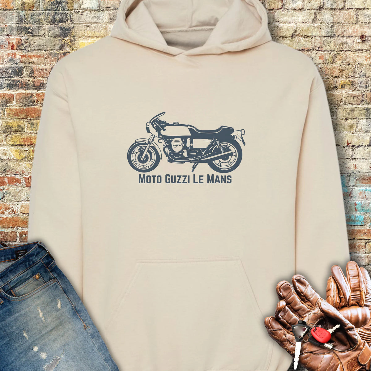 Guzzi Hoodie - Sand
