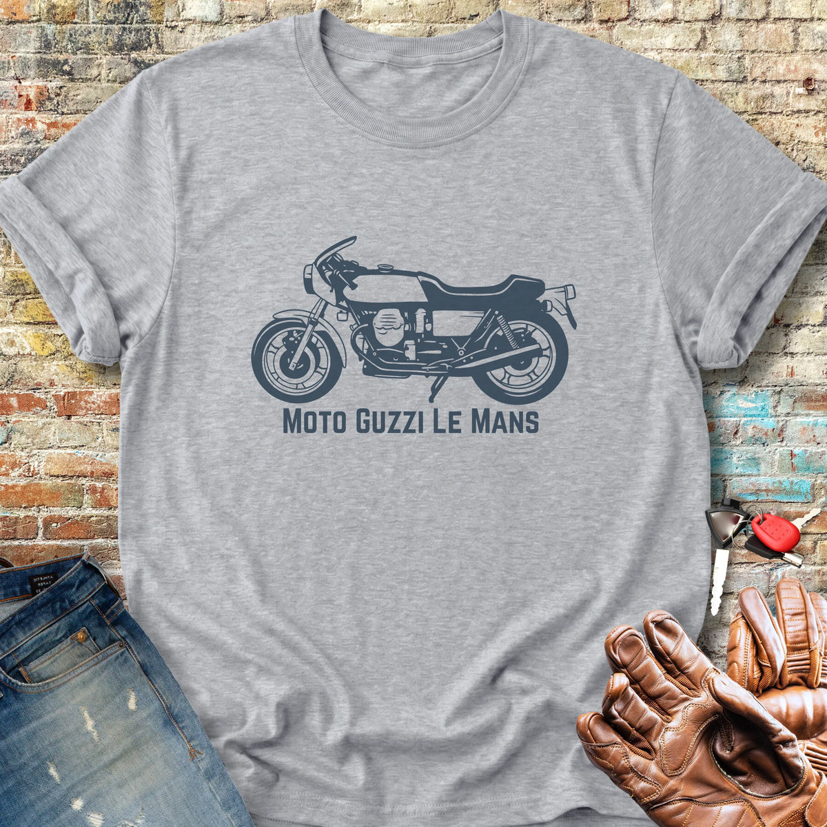 Guzzi Classic T-Shirt - Sport Grey