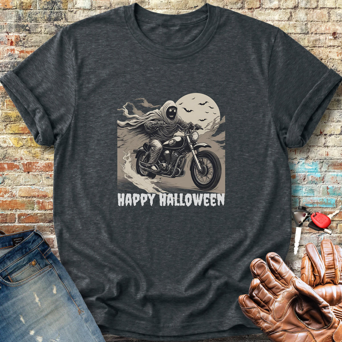 Halloween Mummy Classic T-Shirt - Dark Heather