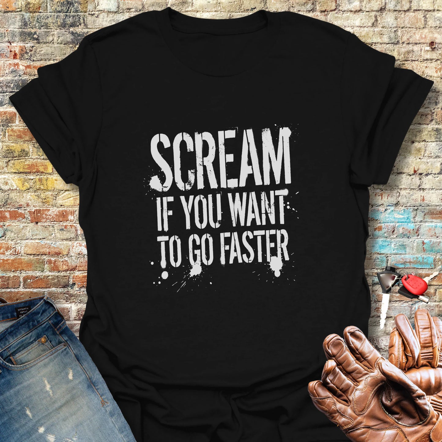Halloween Scream T-Shirt - Black