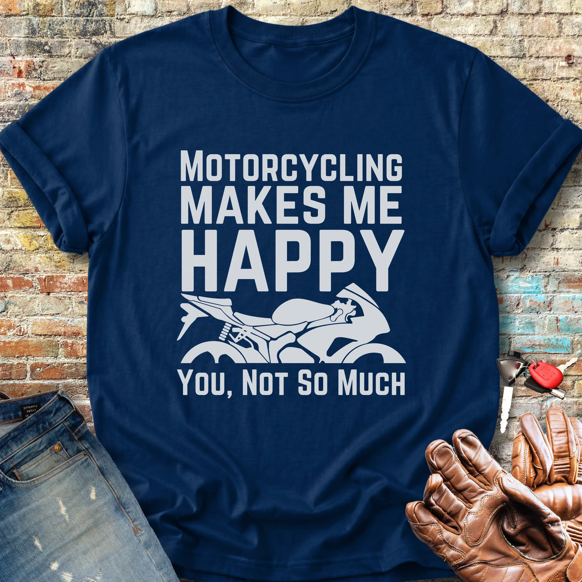 Happy Classic T-Shirt - Navy