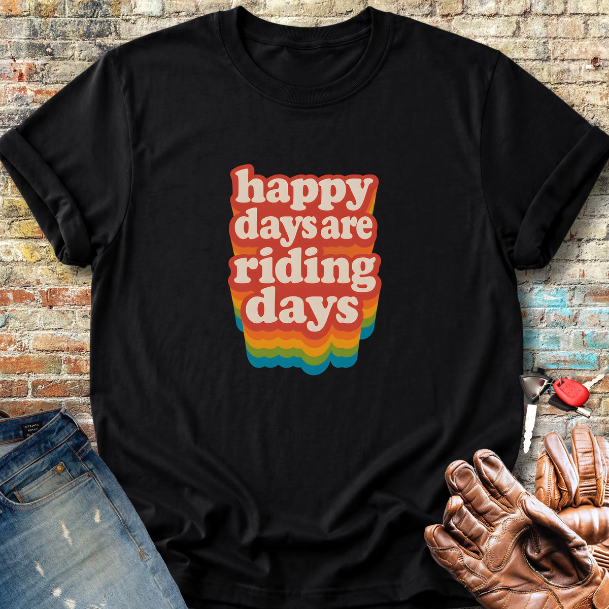 Happy Days Classic T-Shirt - Black