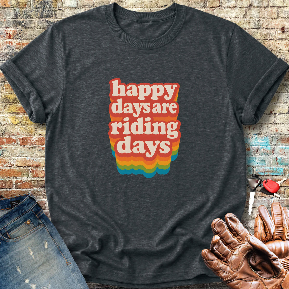 Happy Days Classic T-Shirt - Dark Heather