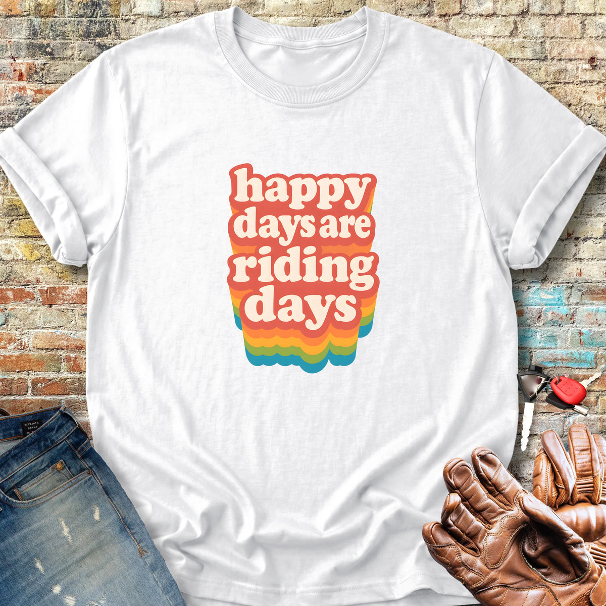 Happy Days Classic T-Shirt - White