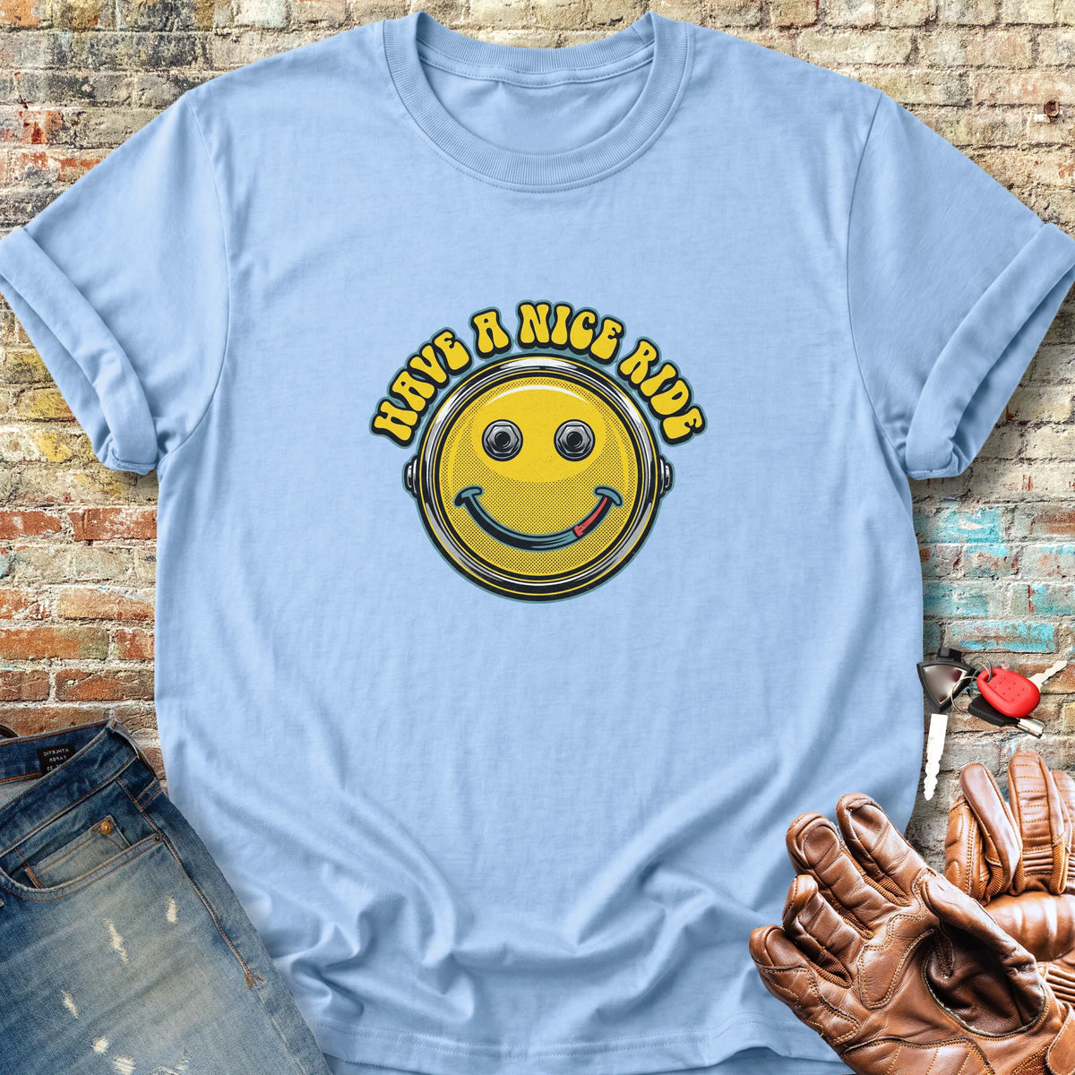 Have A Nice Ride Classic T-Shirt - Light Blue