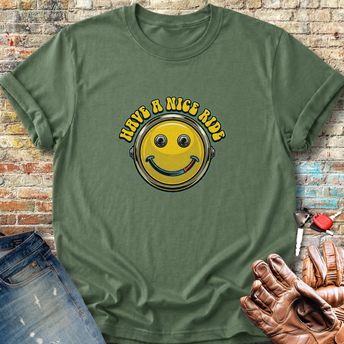 Have A Nice Ride Classic T-Shirt - Military Green