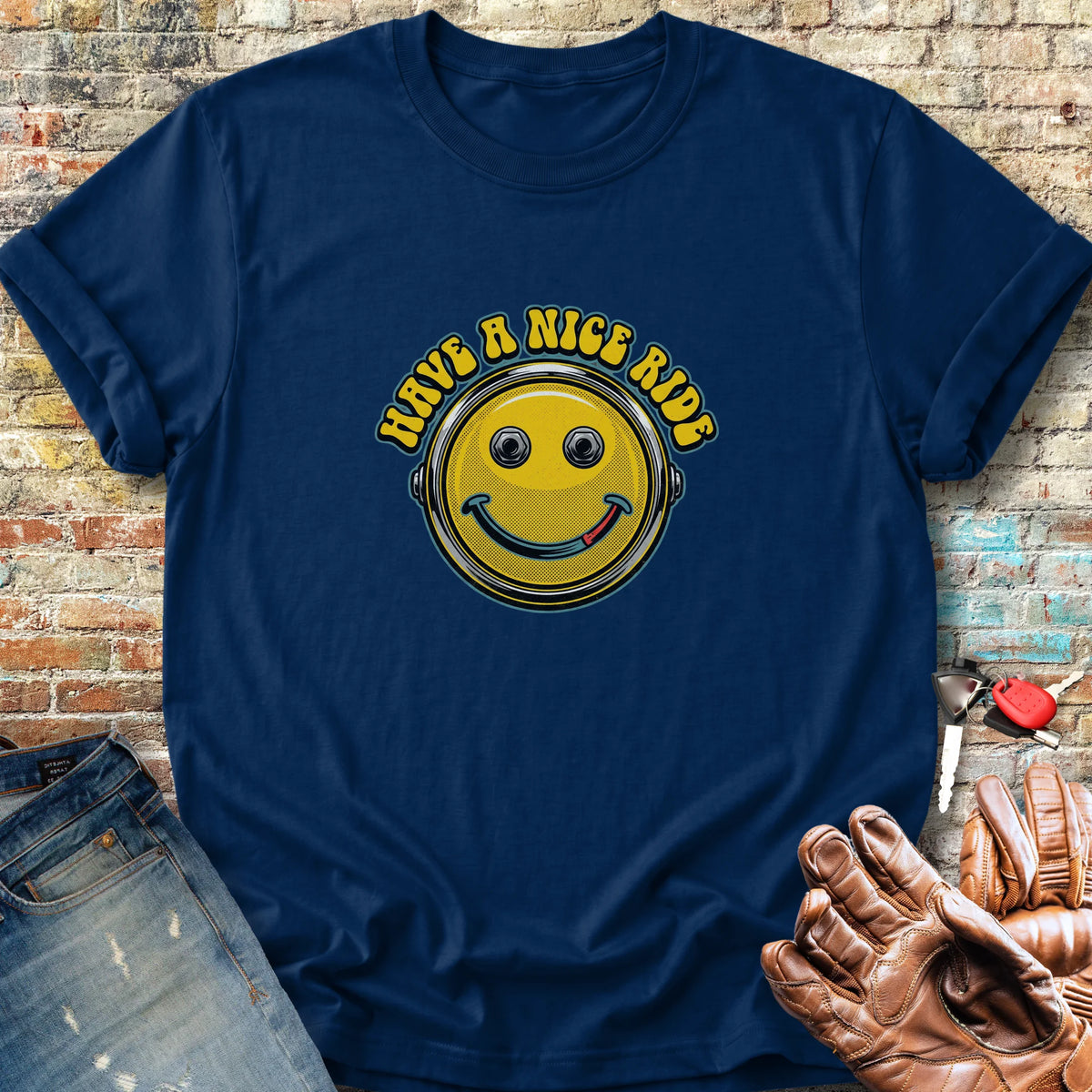 Have A Nice Ride Classic T-Shirt - Navy