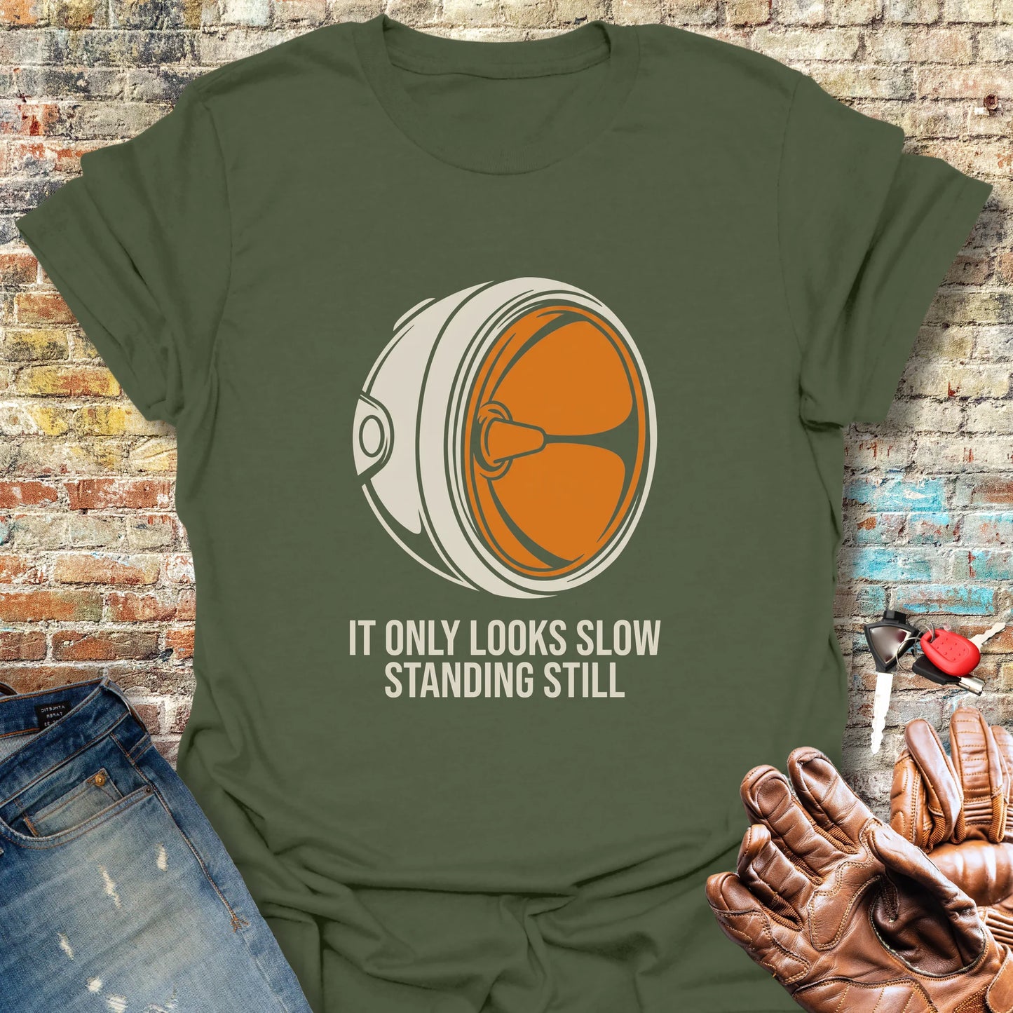 Headlight T-Shirt - Military Green