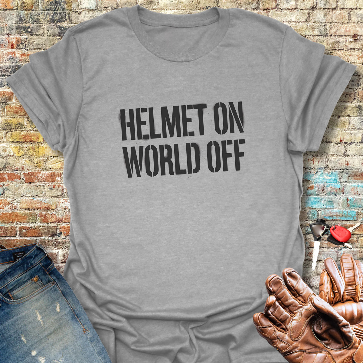 Helmet On - Sport Grey