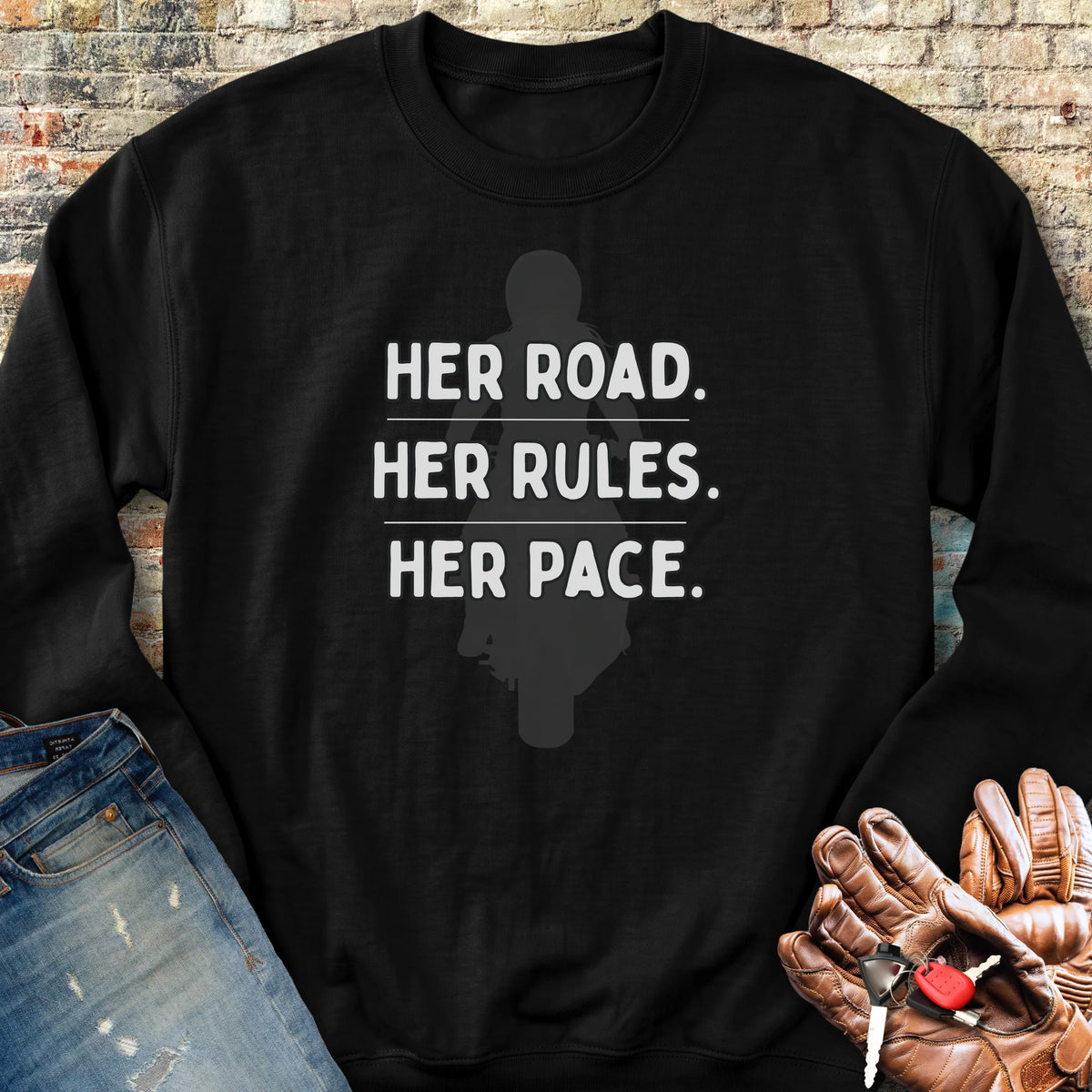 Her Rules Sweatshirt - Black