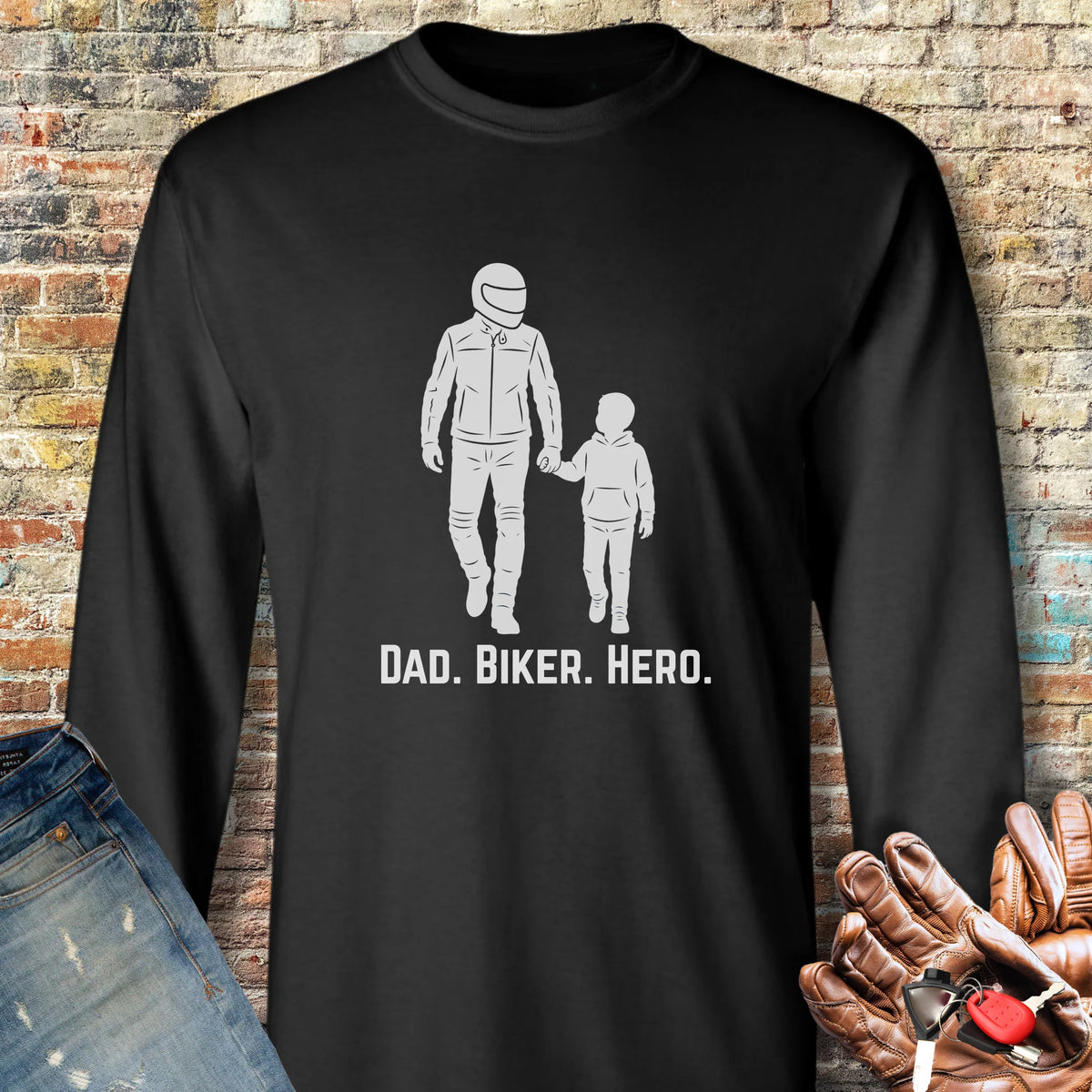 Hero Long Sleeve T-Shirt - Black