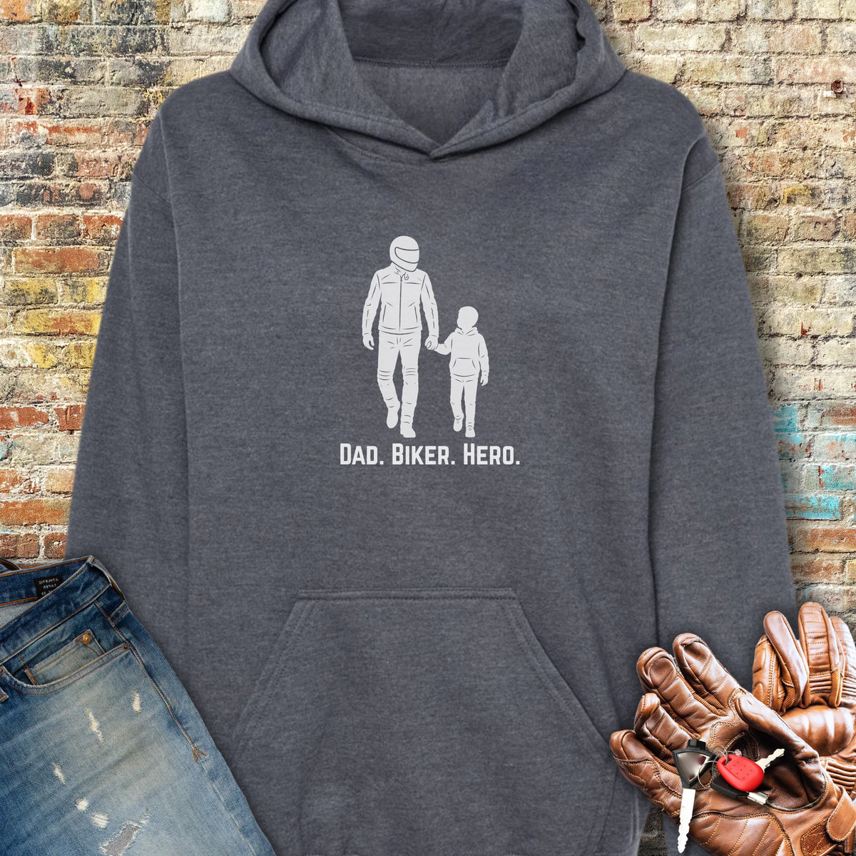 Hero Hoodie - Dark Heather