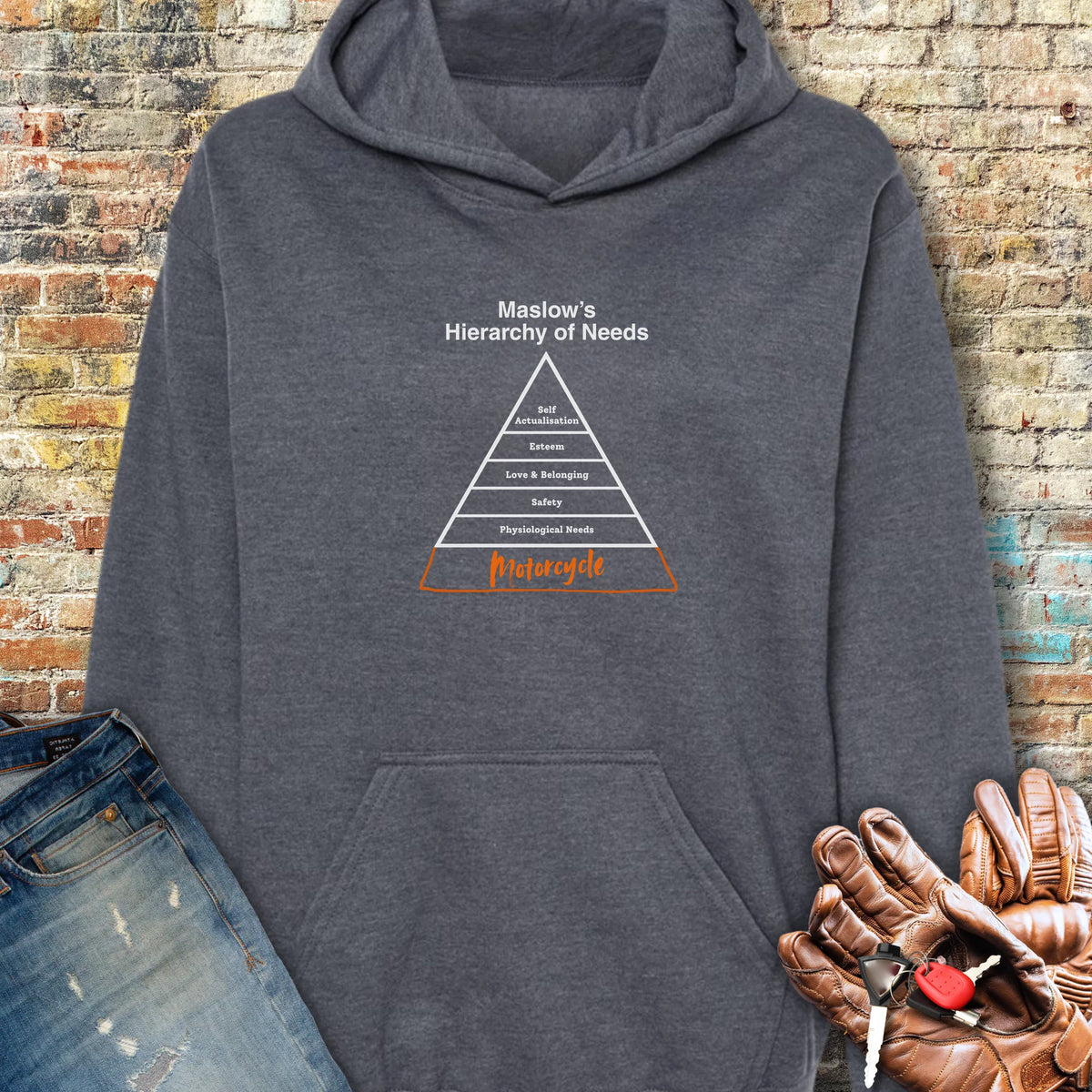 Hierarchy Hoodie - Dark Heather