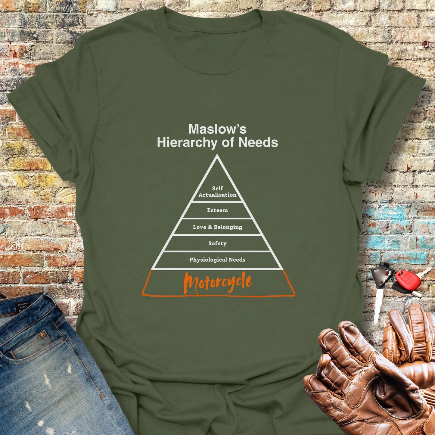 Hierarchy T-Shirt - Military Green