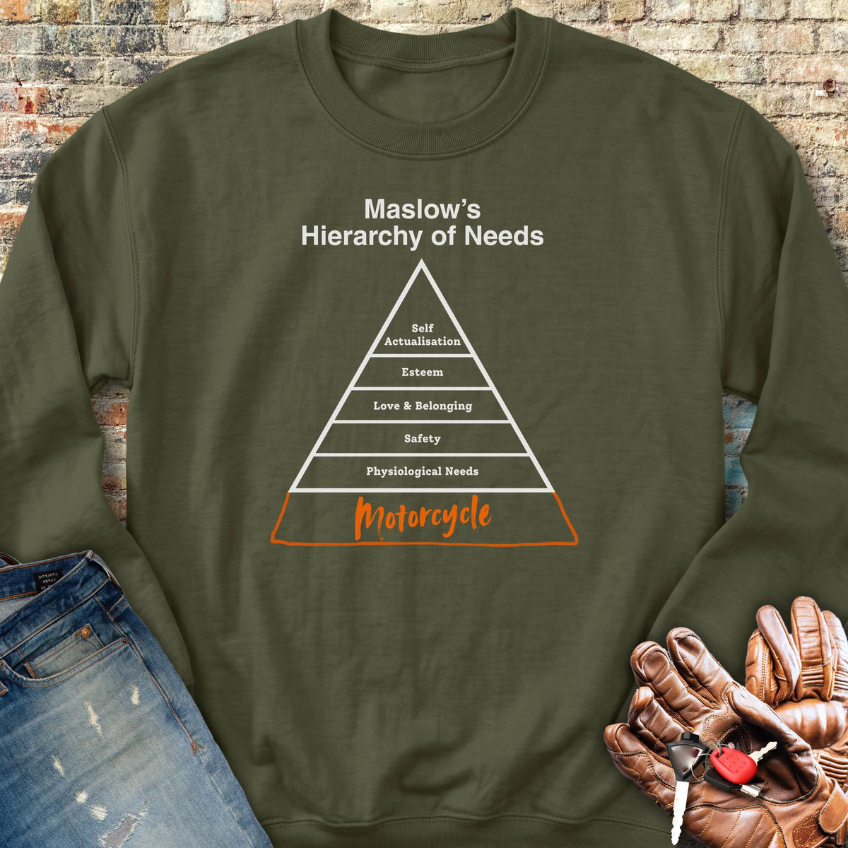 Hierarchy Sweatshirt - Military Green