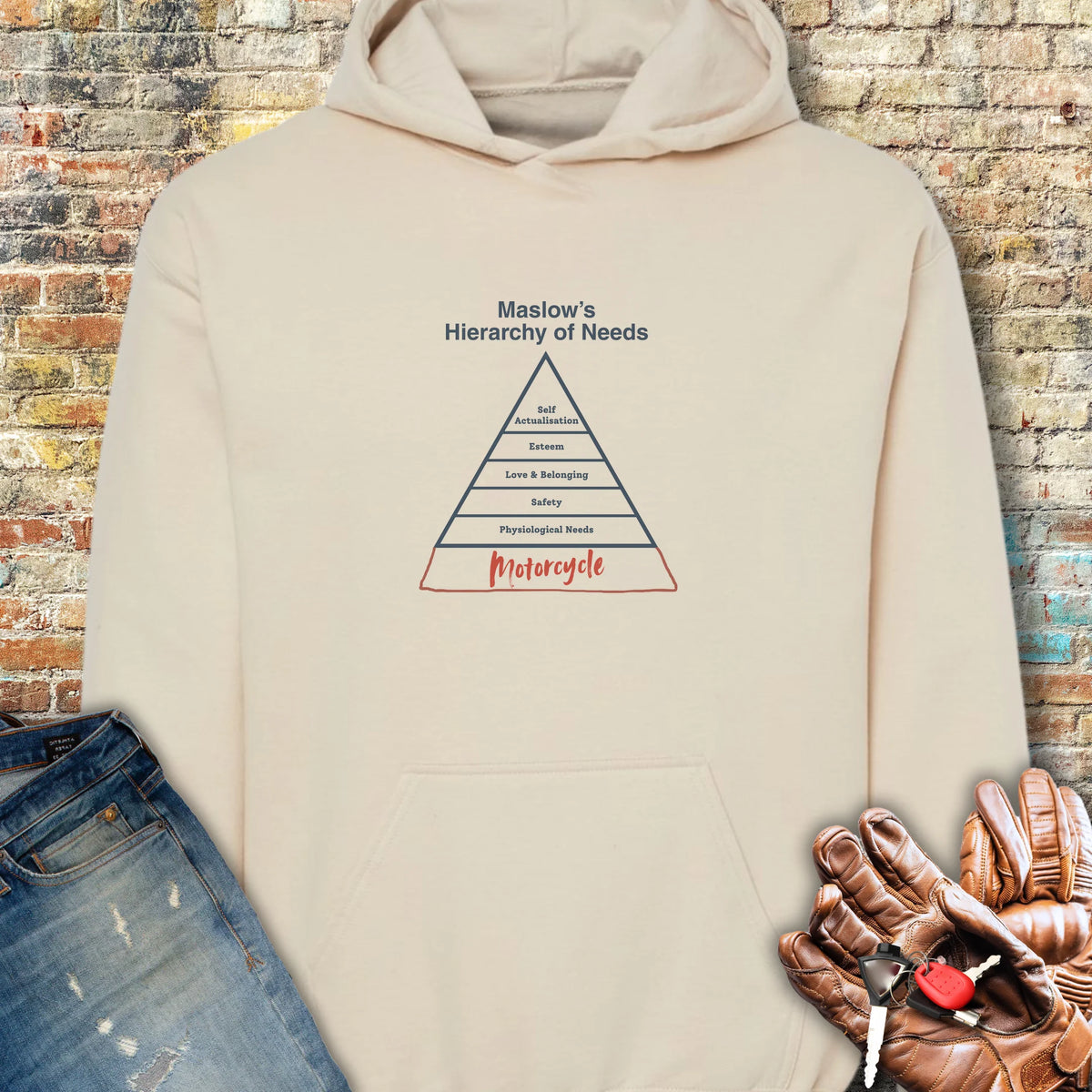 Hierarchy Hoodie - Sand
