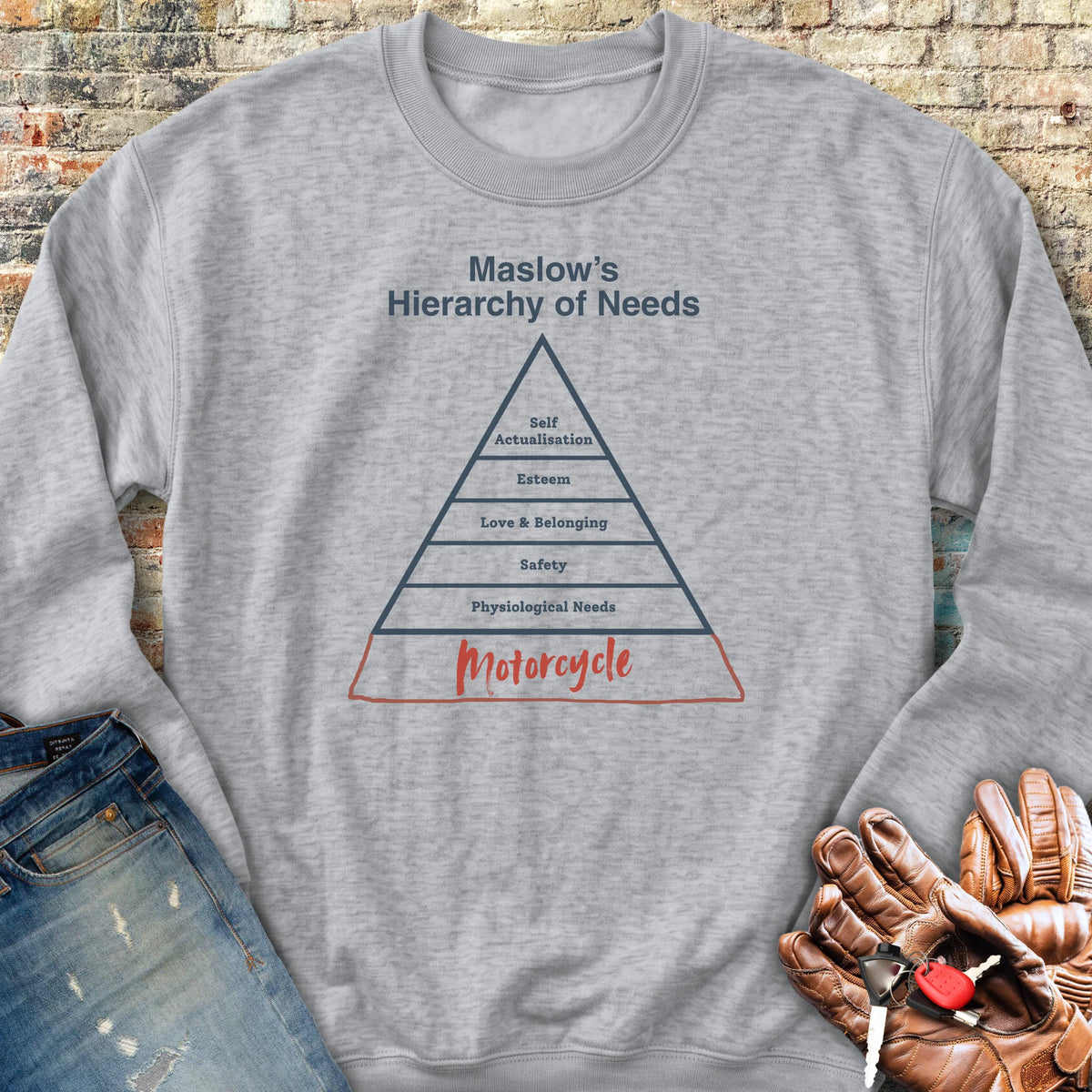 Hierarchy Sweatshirt - Sport Grey