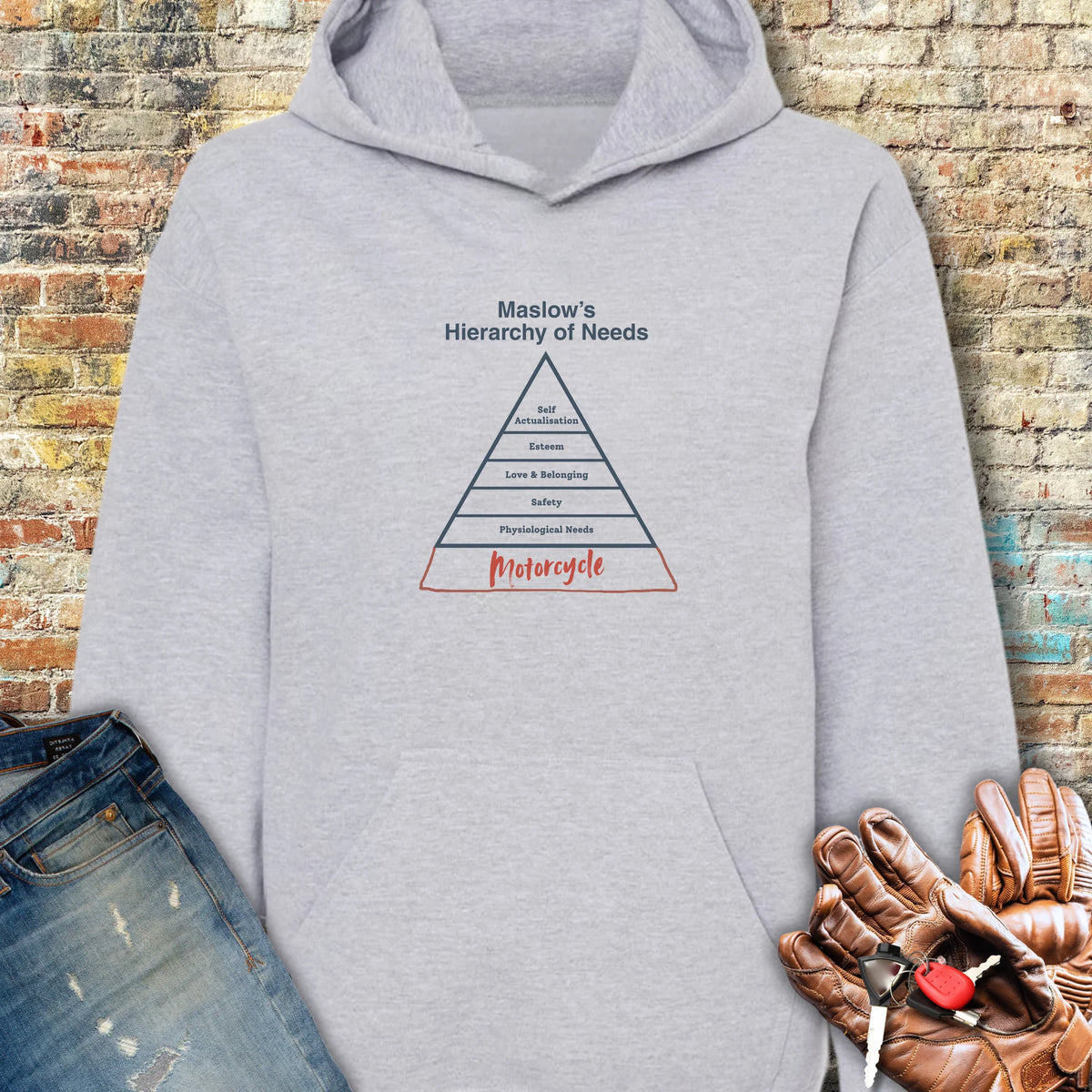 Hierarchy Hoodie - Sport Grey