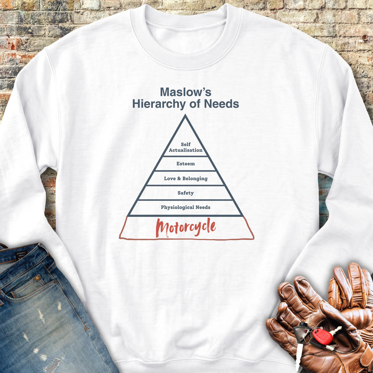 Hierarchy Sweatshirt - White
