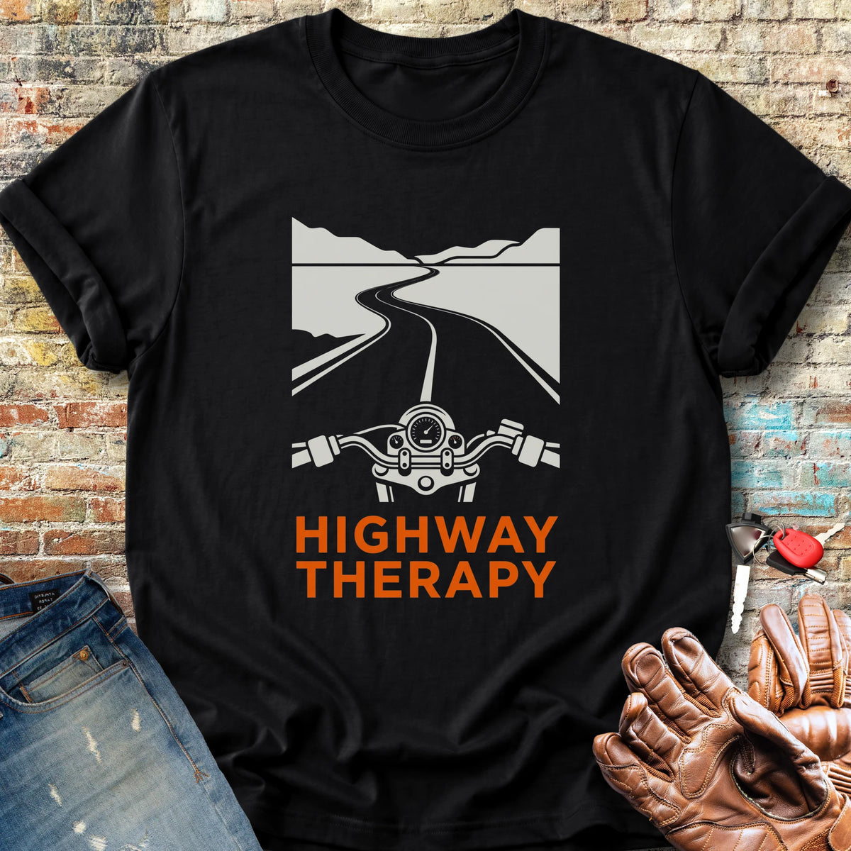 Highway Therapy Classic T-Shirt - Black