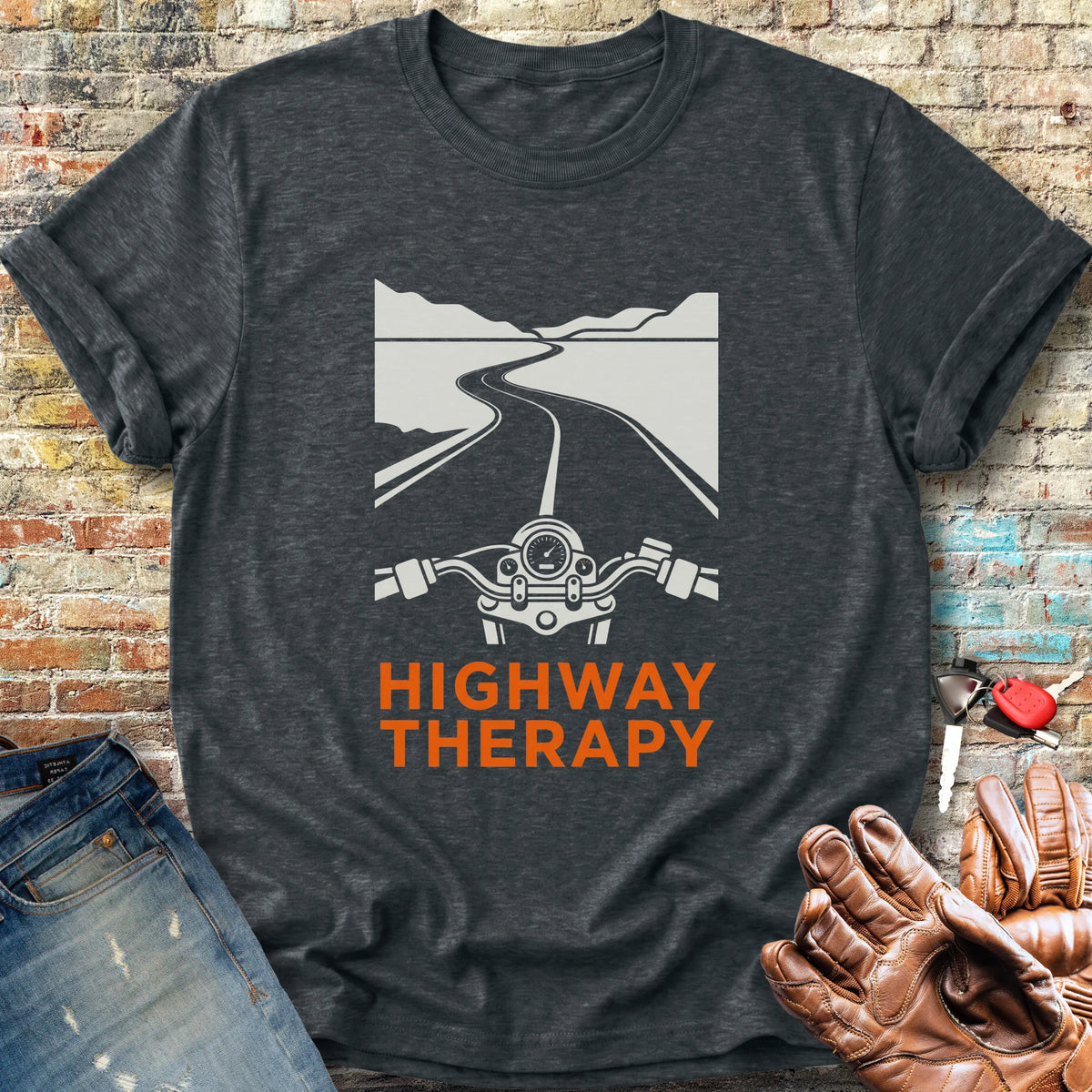 Highway Therapy Classic T-Shirt - Dark Heather