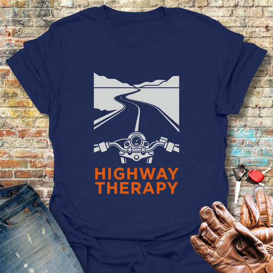 Highway Therapy T-Shirt - Navy