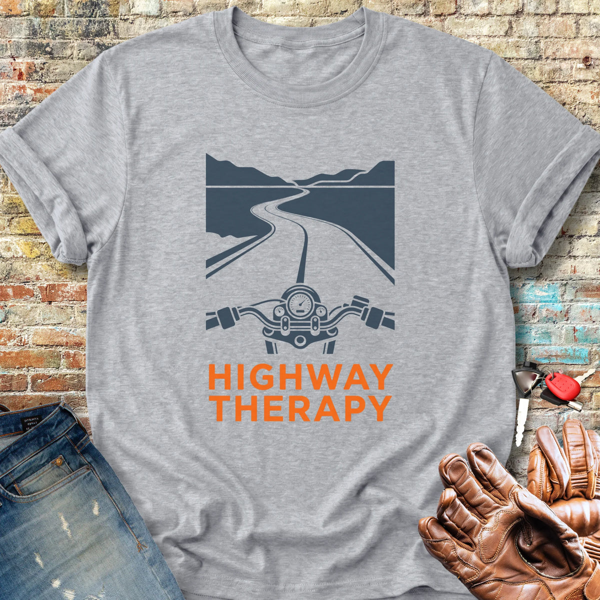 Highway Therapy Classic T-Shirt - Sport Grey