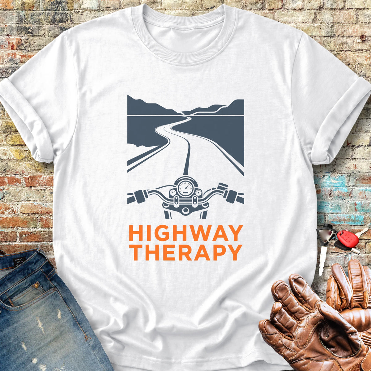 Highway Therapy Classic T-Shirt - White