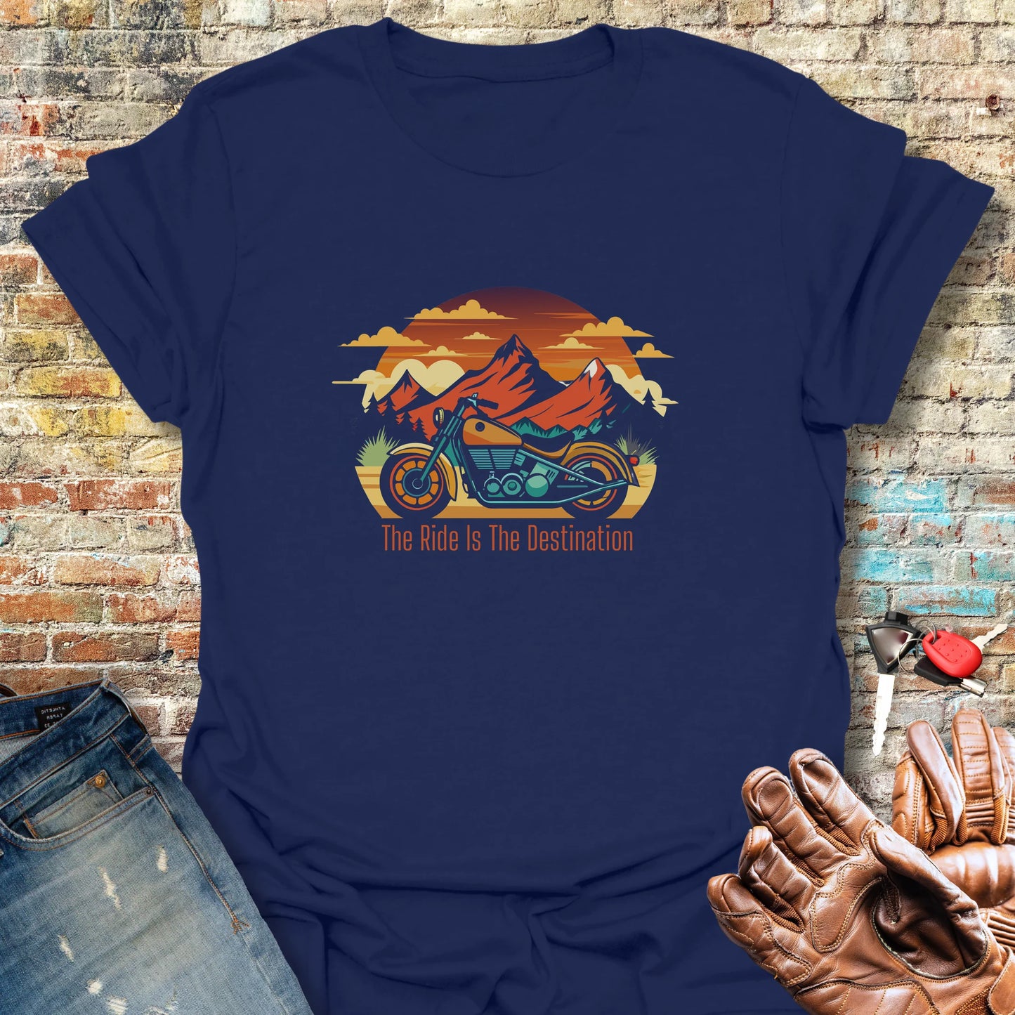 Hills T-Shirt - Navy